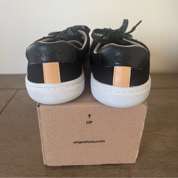 Origo Women’s Black Everyday Sneakers 7.5 Cotton Canvas NWT - Picture 13 of 14